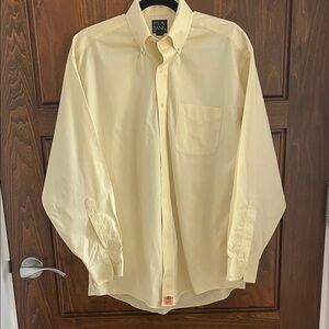 Polo by Ralph Lauren Men's Light Yellow Dress Shirt